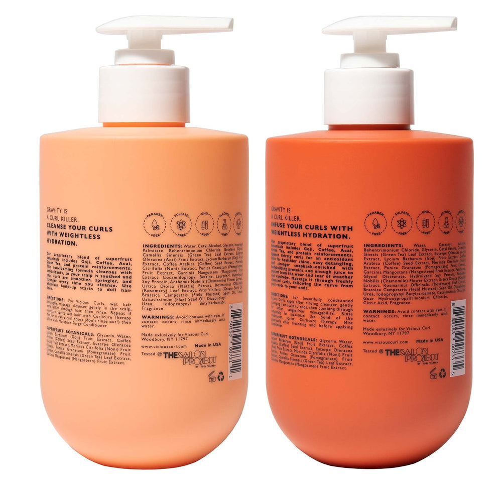 VICIOUS CURL 10oz bottles travel-ready packaging for on-the-go routines.