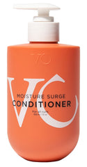 Vicious Curl Moisture Surge Conditioner bottle front view, supports all curl types.