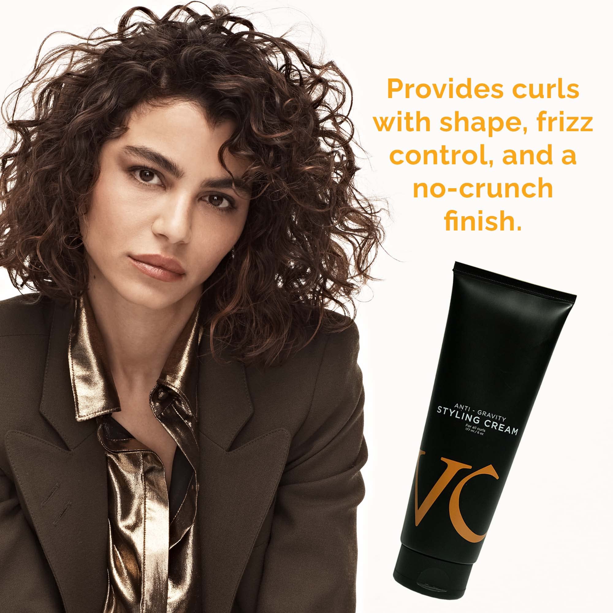 Vicious Curl label shows silicone-free formula for clean styling.