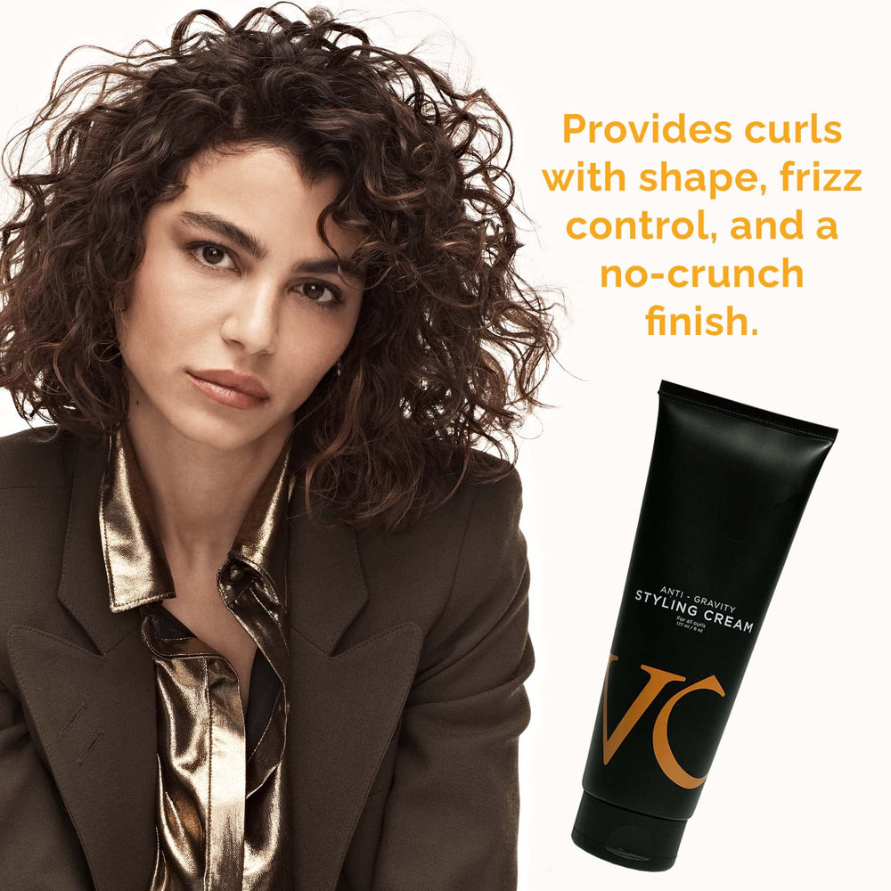Vicious Curl label shows silicone-free formula for clean styling.