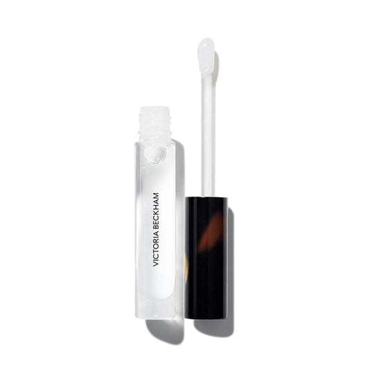 Victoria Beckham High Gloss Lip Gloss bottle front showing premium, luminous shine