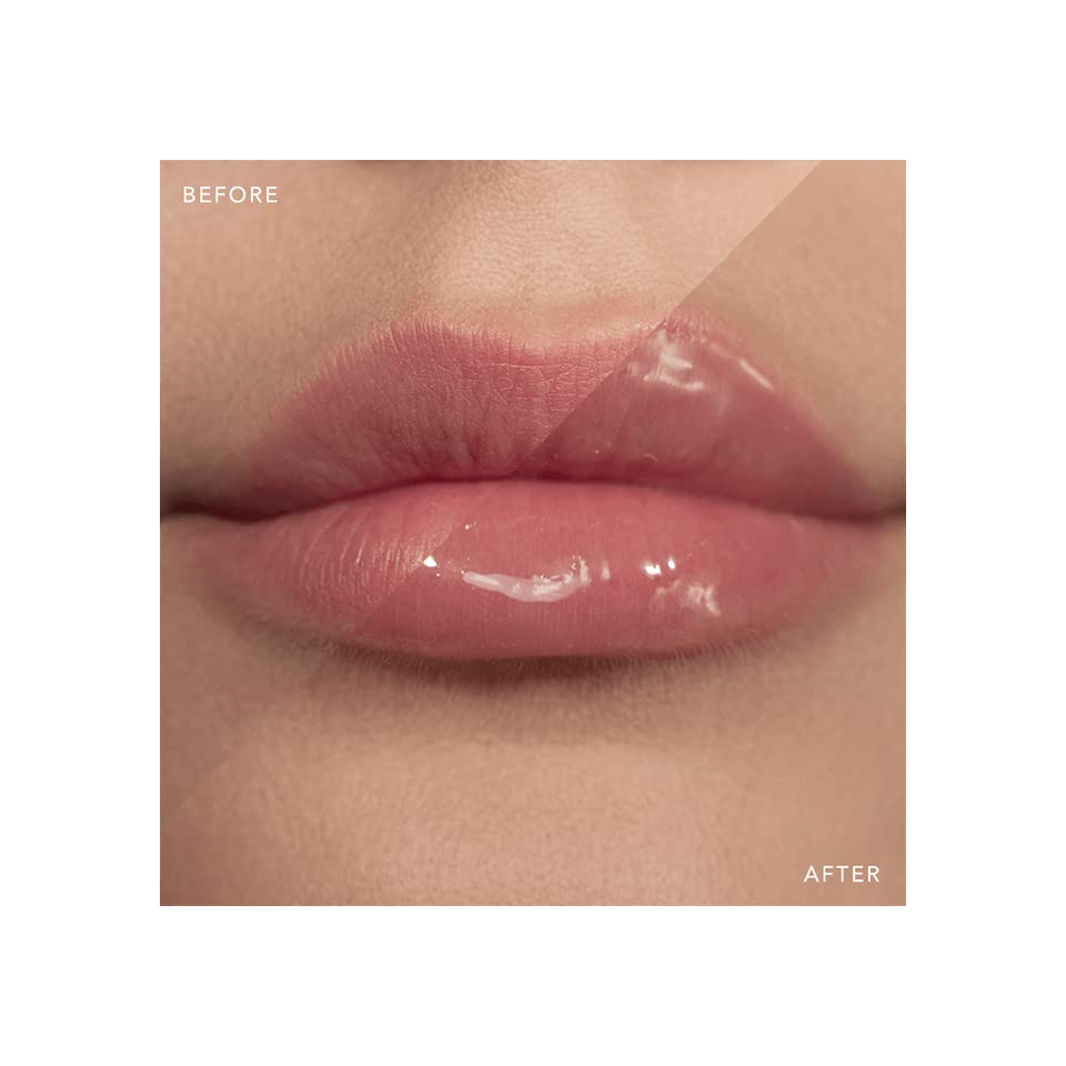 Victoria Beckham High Gloss Lip Gloss on hand displaying hydrated, glossy finish