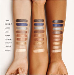 Victoria Beckham Beauty Shimmery Lid Lustre travel-friendly disc keeps powder fresh.