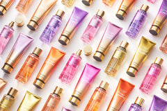 Victoria's Secret Amber Romance display suggests a soothing, indulgent self-care ritual