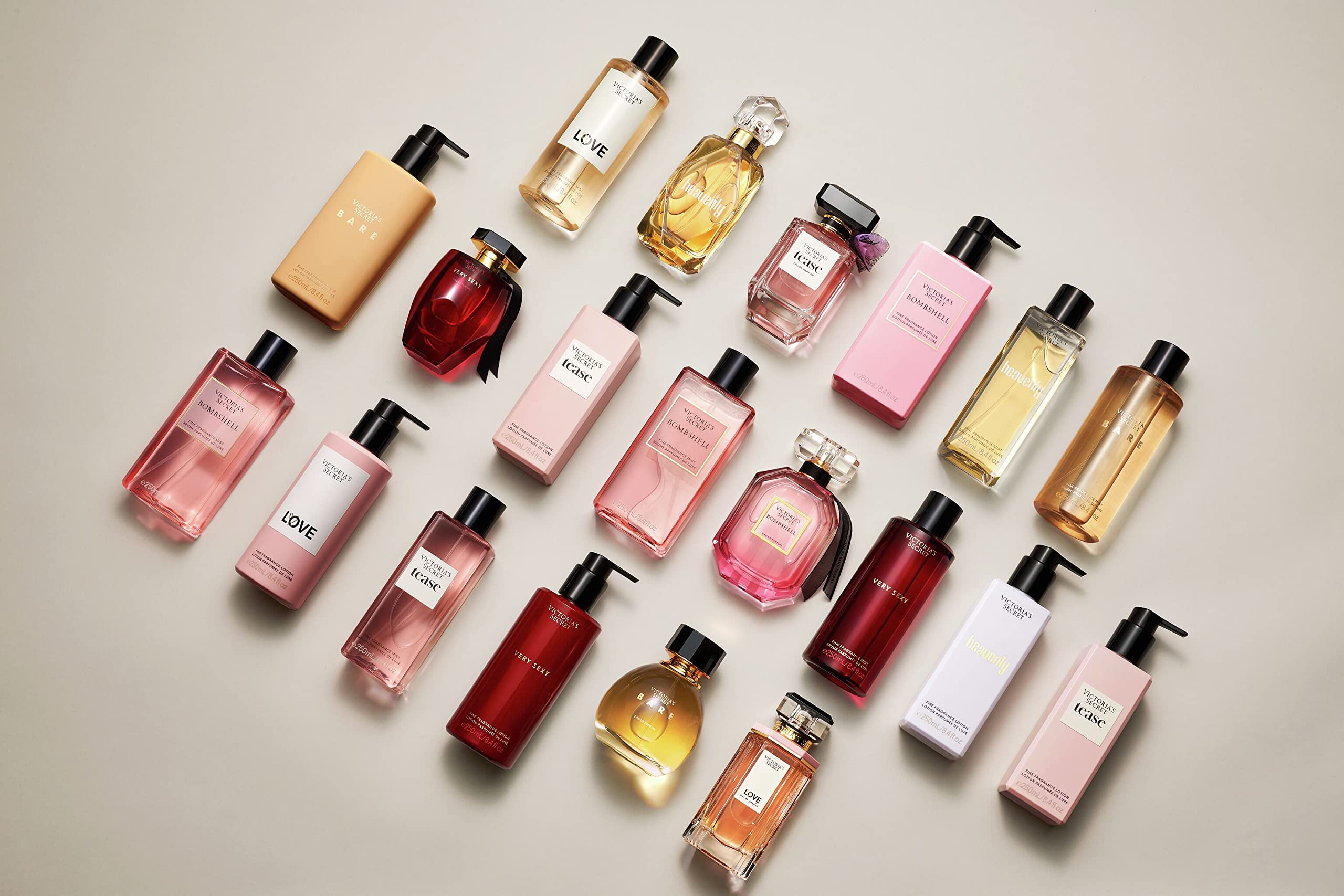 Victoria's Secret Bare EDP back label with size and branding details