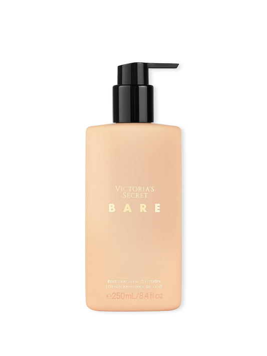 Victoria's Secret Bare Fragrance Lotion bottle shows sleek design for daily use.