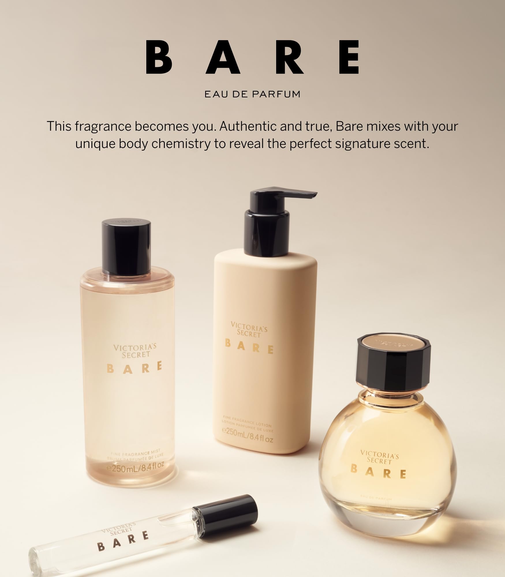 Packaging shot emphasizes premium quality and 8.4 oz size.