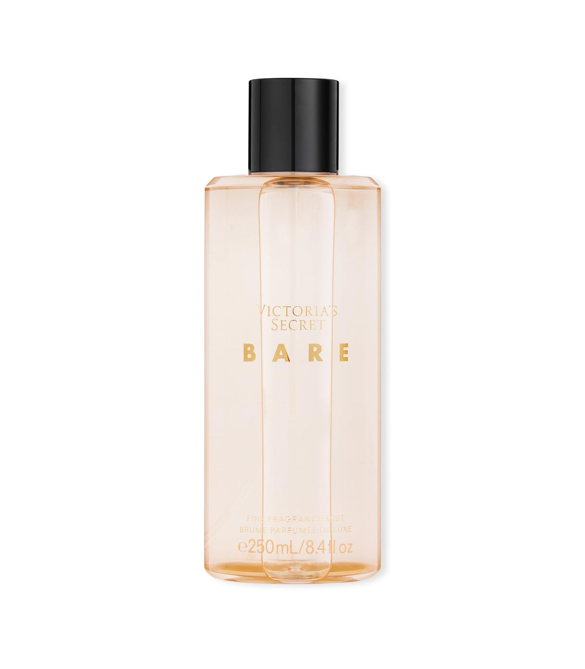 Victoria's Secret Bare Fragrance Mist bottle close-up released for a woody floral profile.