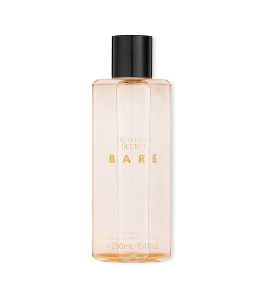Victoria's Secret Bare Fragrance Mist bottle close-up released for a woody floral profile.