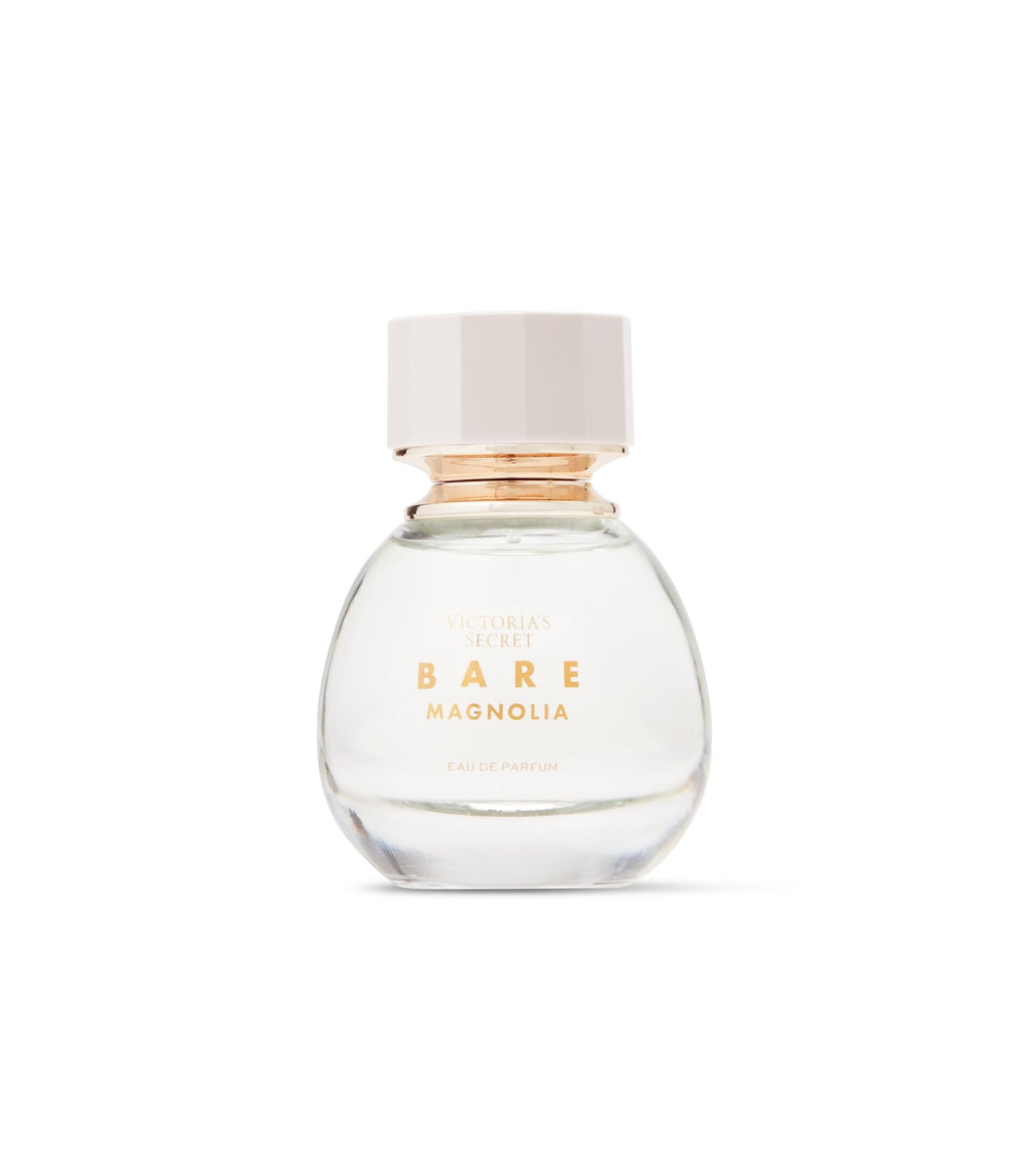 Victoria's Secret Bare Magnolia close-up highlighting orange flower and vanilla musk notes