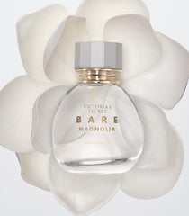 Victoria's Secret Bare Magnolia packaging shot emphasizing long-lasting scent