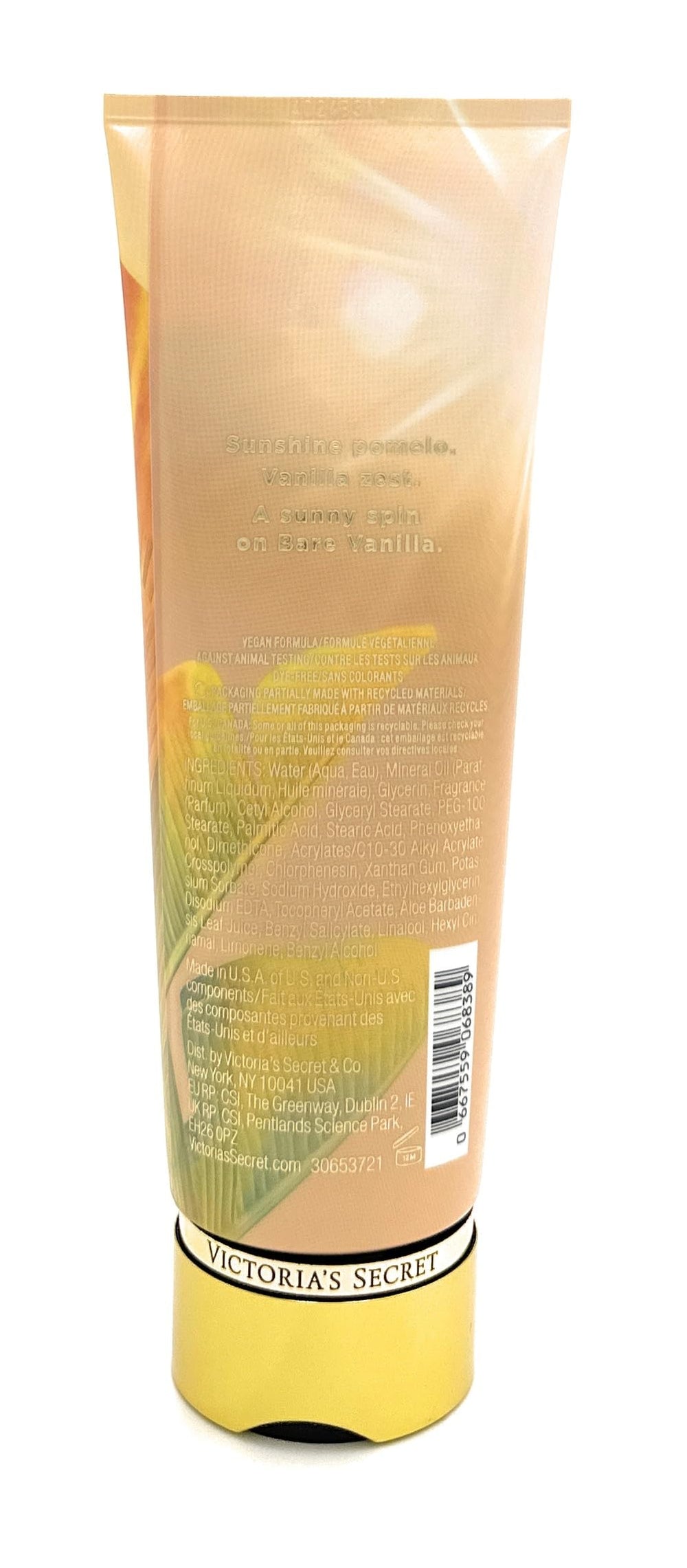 8.0 oz Bare Vanilla Sol bottle displayed, ideal for daily use with a warm fruity aroma.