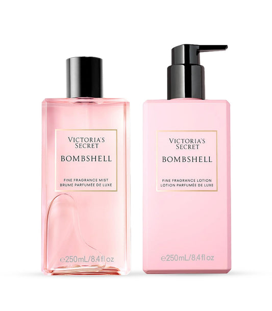 Victoria's Secret Bombshell bottle visible with floral notes ideal for daily wear.