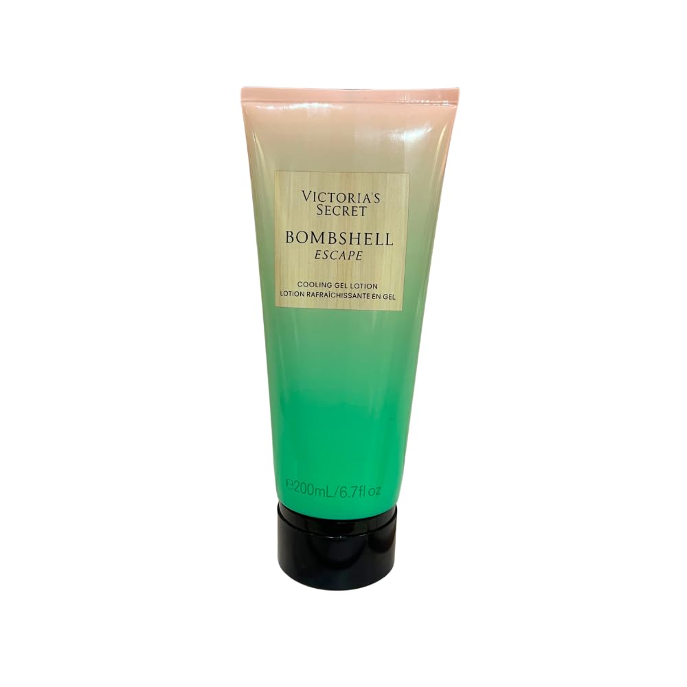 Bombshell Escape gel texture close-up showing fast absorption for smooth skin.