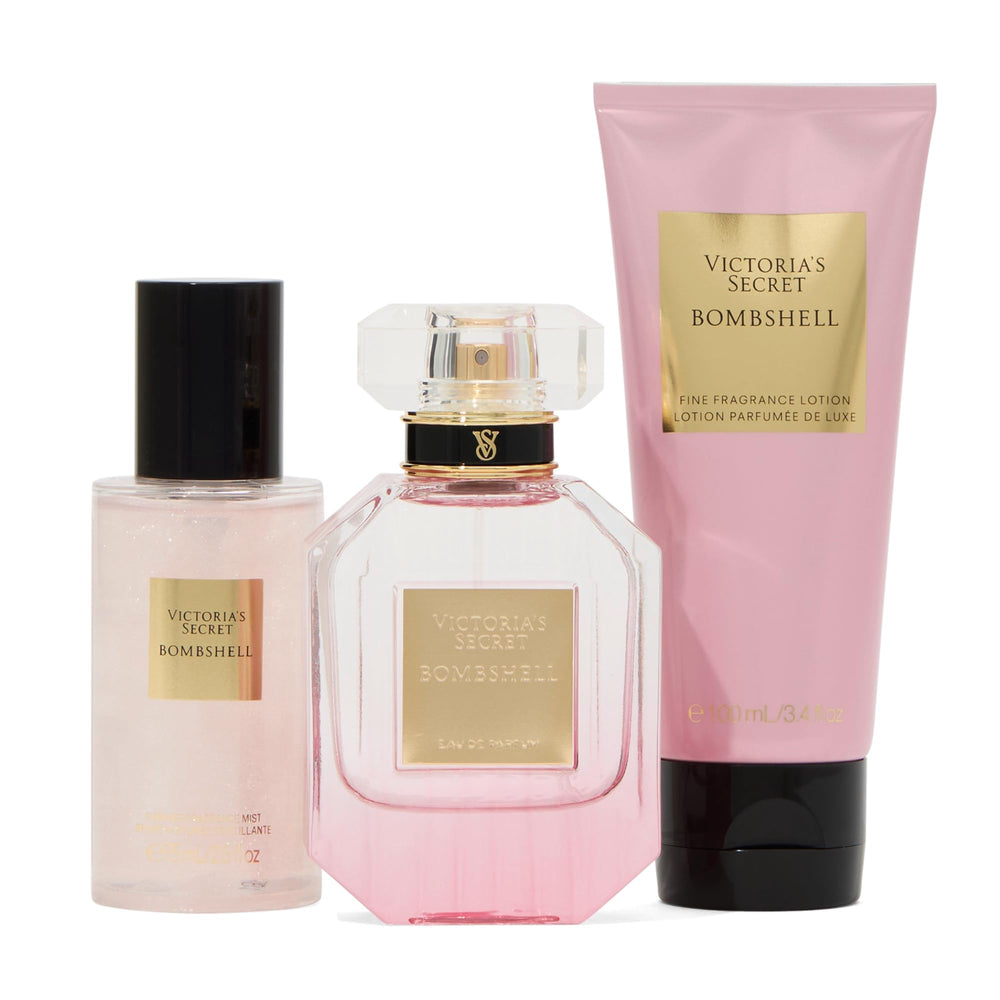 Victoria's Secret Bombshell shimmering mist adds instant glow and fragrance