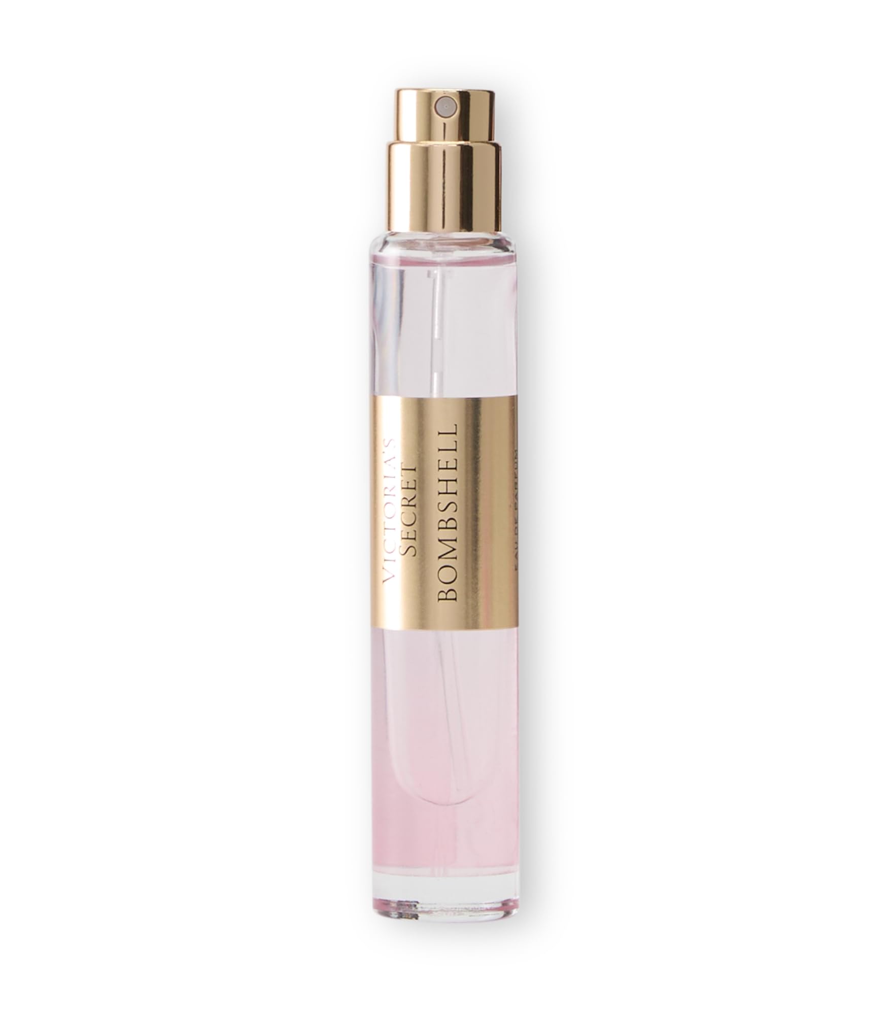 Victoria's Secret Bombshell travel spray cap shown for secure, travel-friendly use