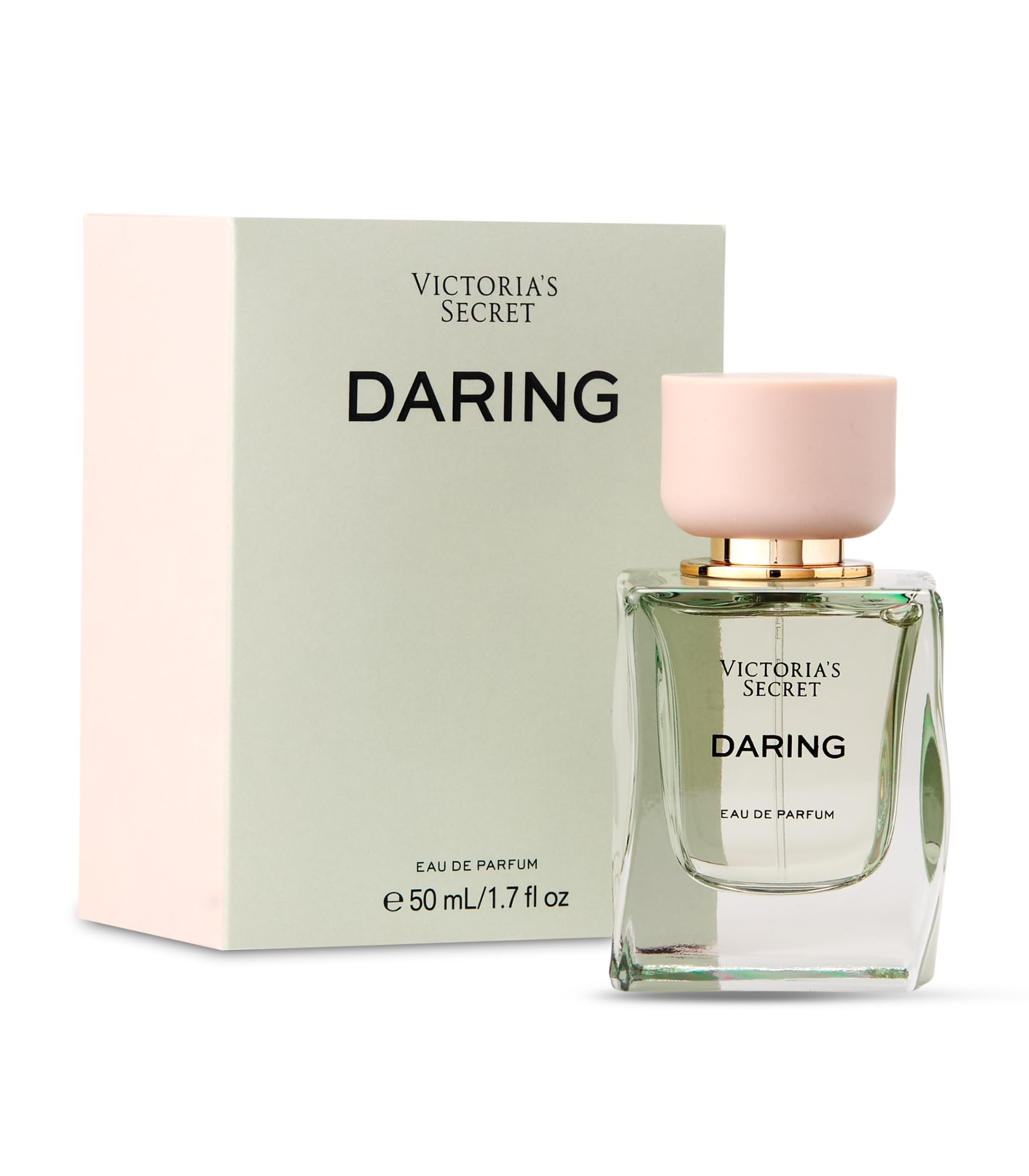 Victoria's Secret Daring bottle highlighting bergamot opening for a fresh, vibrant start.