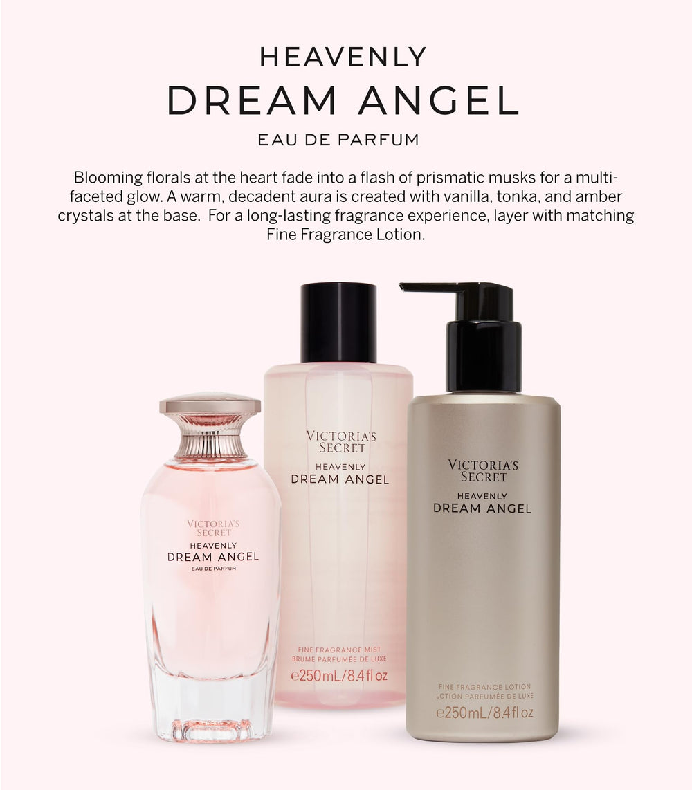 Dream Angel mist with lotion for layering benefits.