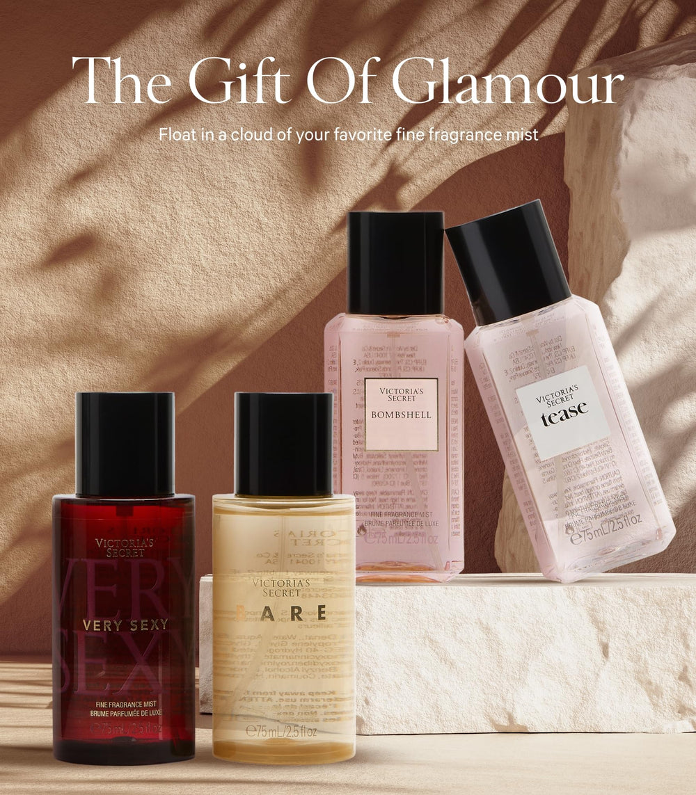 Victoria's Secret fragrance mist vanilla bottle offers a warm scent for evenings.