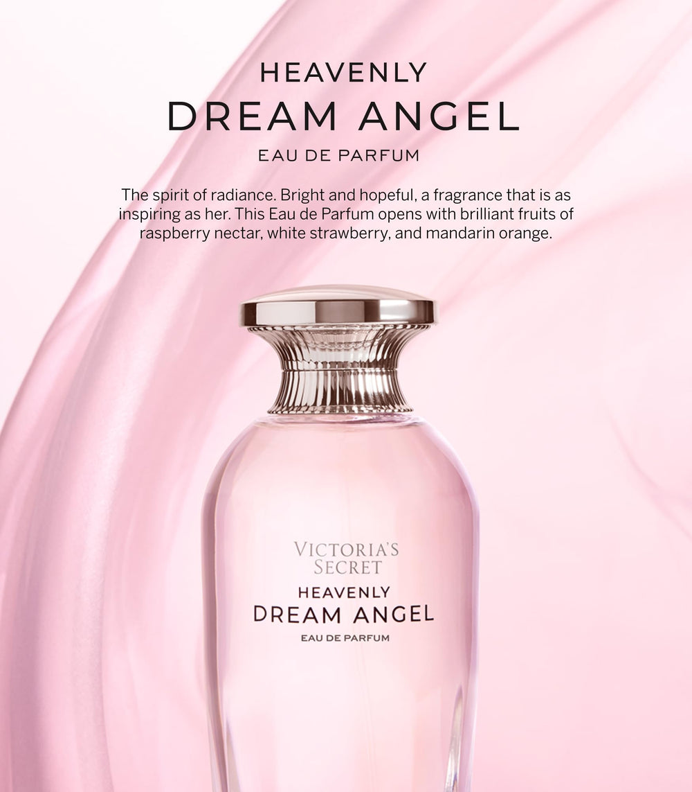 Victoria's Secret Heavenly Dream Angels raspberry note accent creates a joyful, fruity gourmand impression.