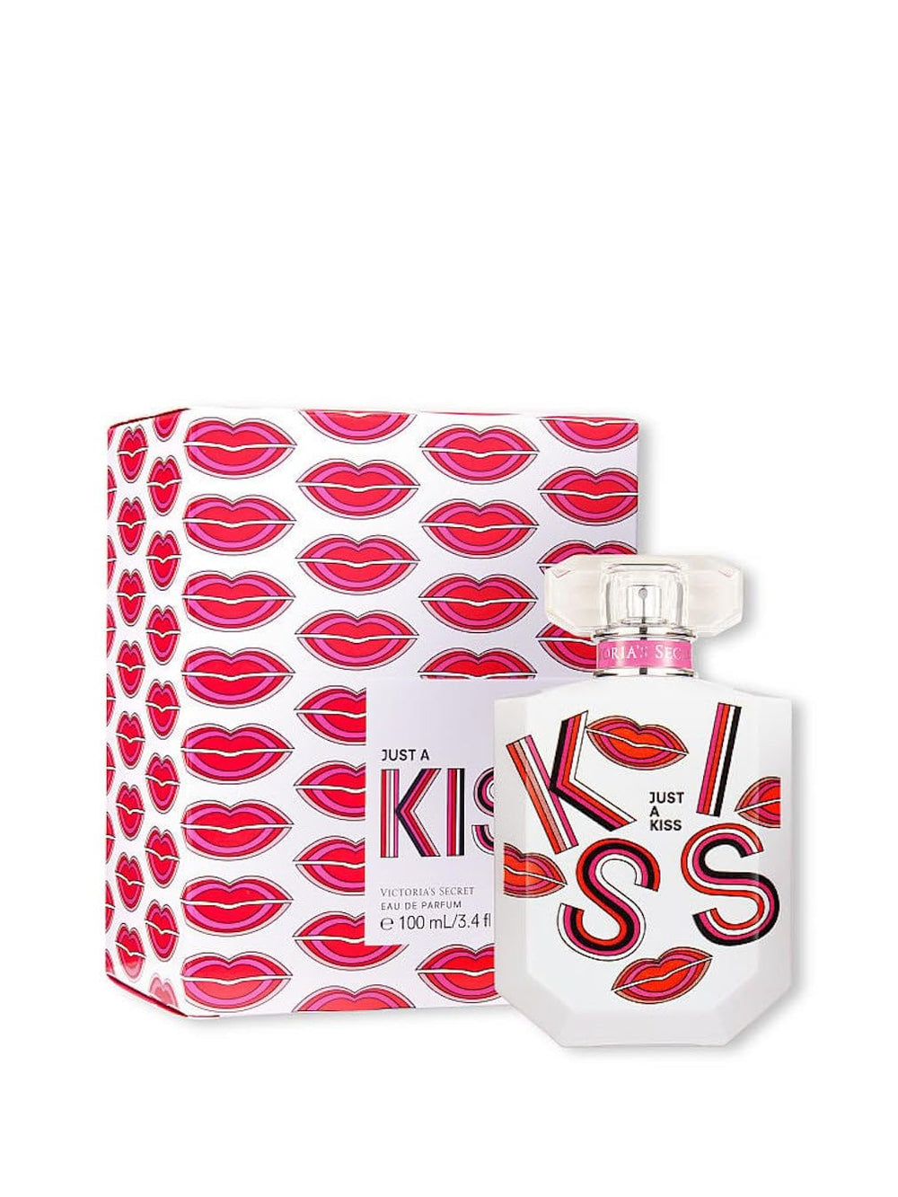 Victoria's Secret Just A Kiss bottle front view for everyday wear.