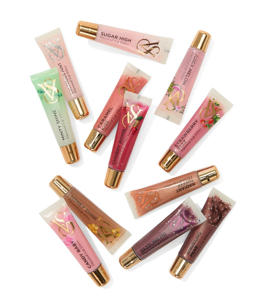 Victoria's Secret lip gift set showcases varied shades for everyday looks.