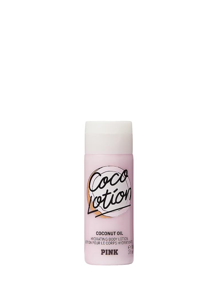 Victoria's Secret Pink COCO travel-size lotion for on-the-go moisturization