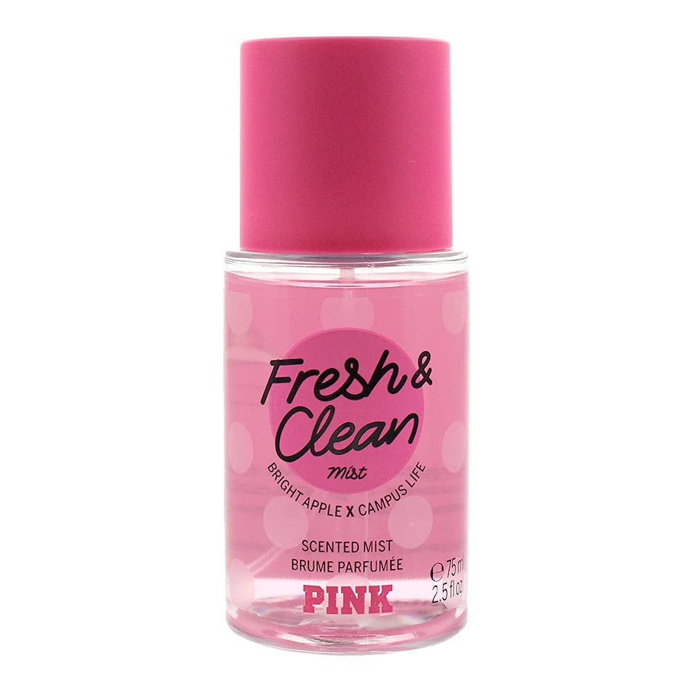 Victoria's Secret Pink Fresh and Clean bottle front view for daily refresh.