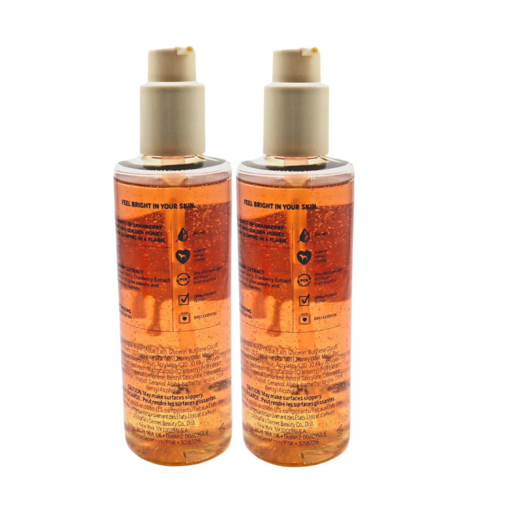 Victoria's Secret PINK Honey Cranberry oil texture glide for effortless application.