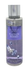 Victoria's Secret Platinum Berries mist bottle for daily fragrance boost.