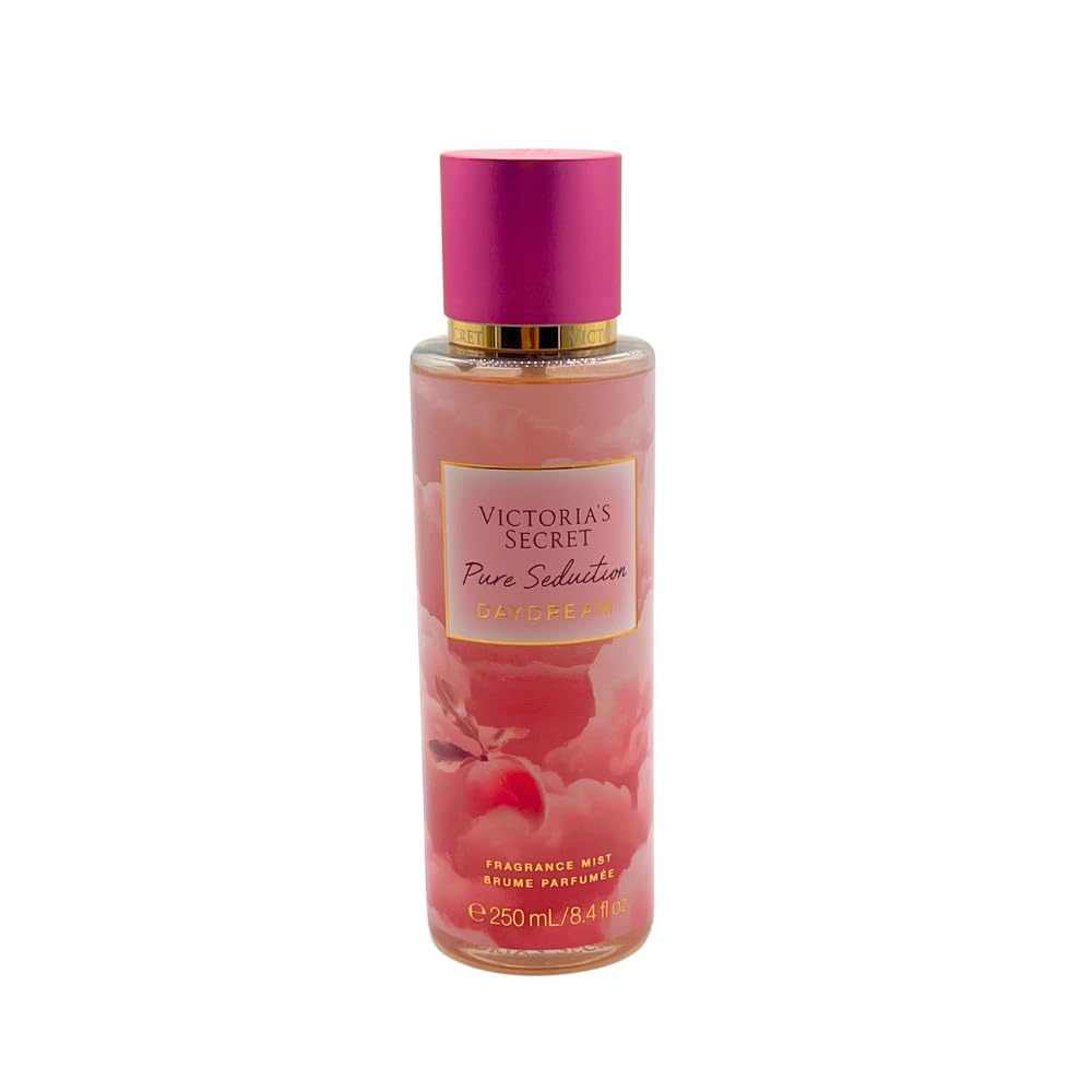 Victoria's Secret Pure Seduction Daydream spray demonstrates a light, layerable mist.