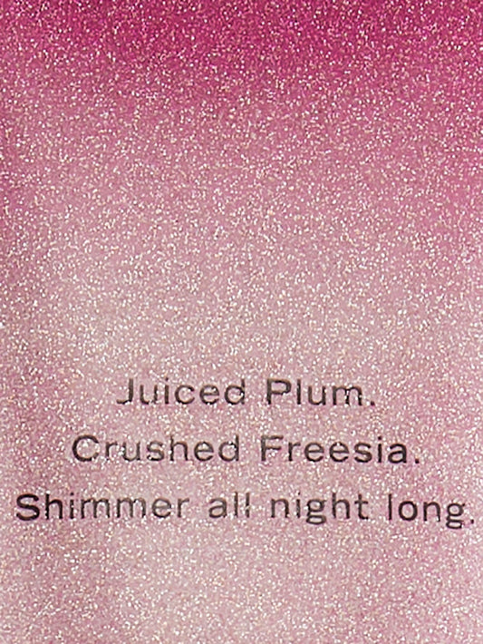 Victoria's Secret Pure Seduction Shimmer lotion texture close-up shows fast absorption for smooth skin.
