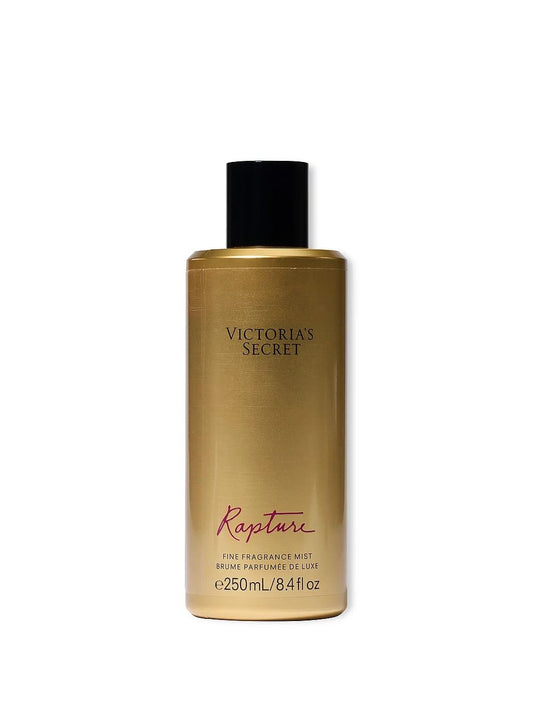 Victoria's Secret Rapture body mist bottle with warm Bulgarian rose aroma for everyday wear