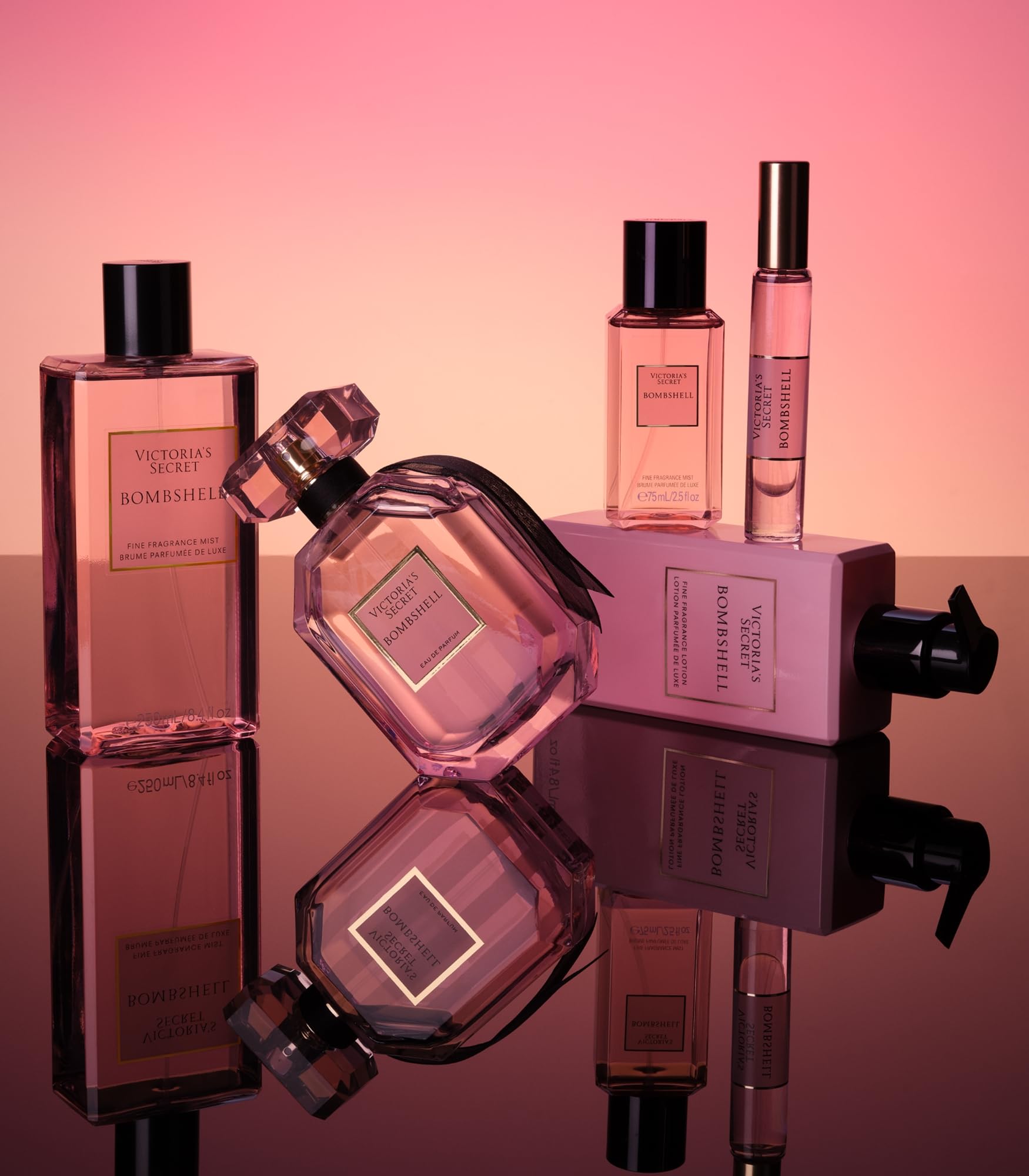 Victoria's Secret Shangri-La peony bloom detail emphasizes a lush floral touch