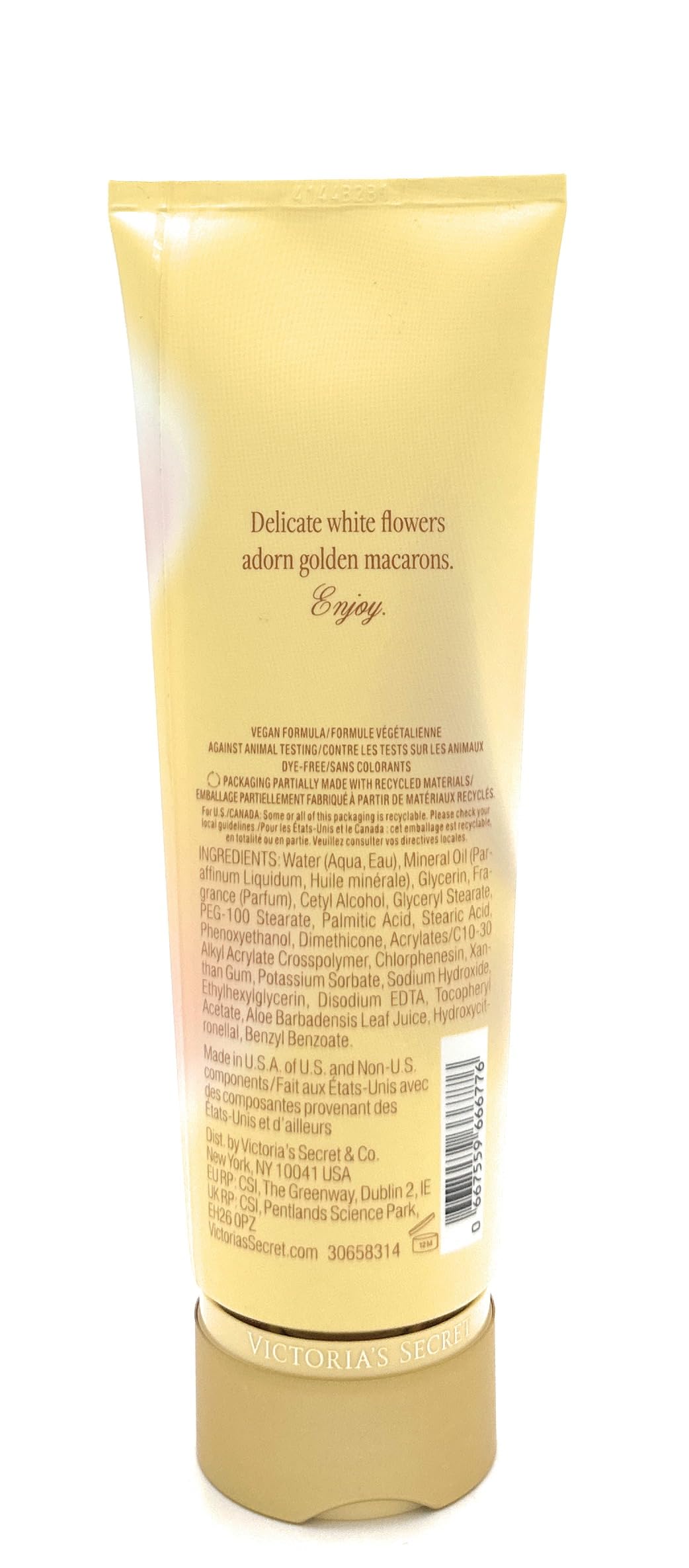 Victoria's Secret Sugared Petals lotion application close-up for long-lasting fragrance base.