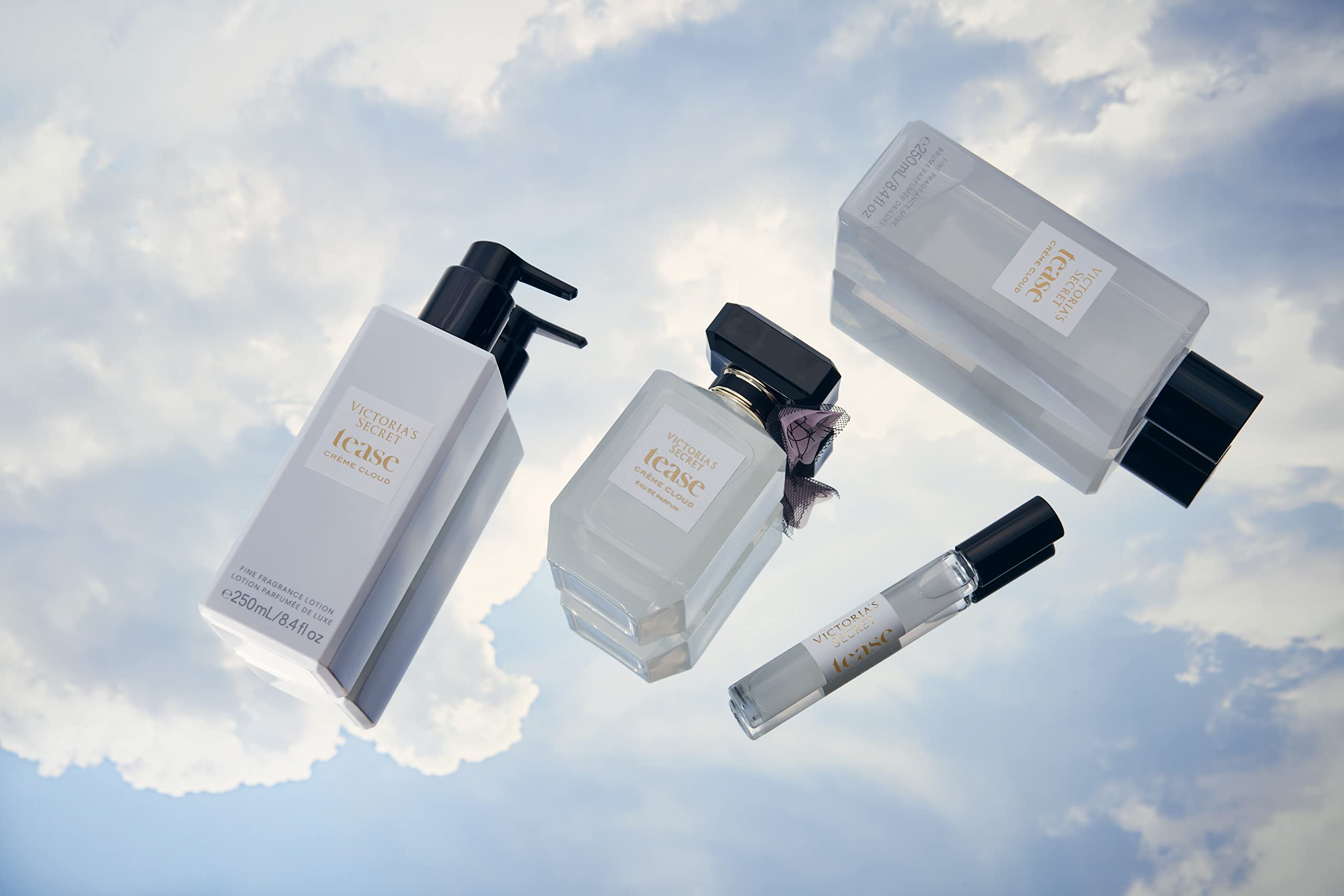 Victoria's Secret Tease Creme Cloud mist application for a quick refresh between tasks