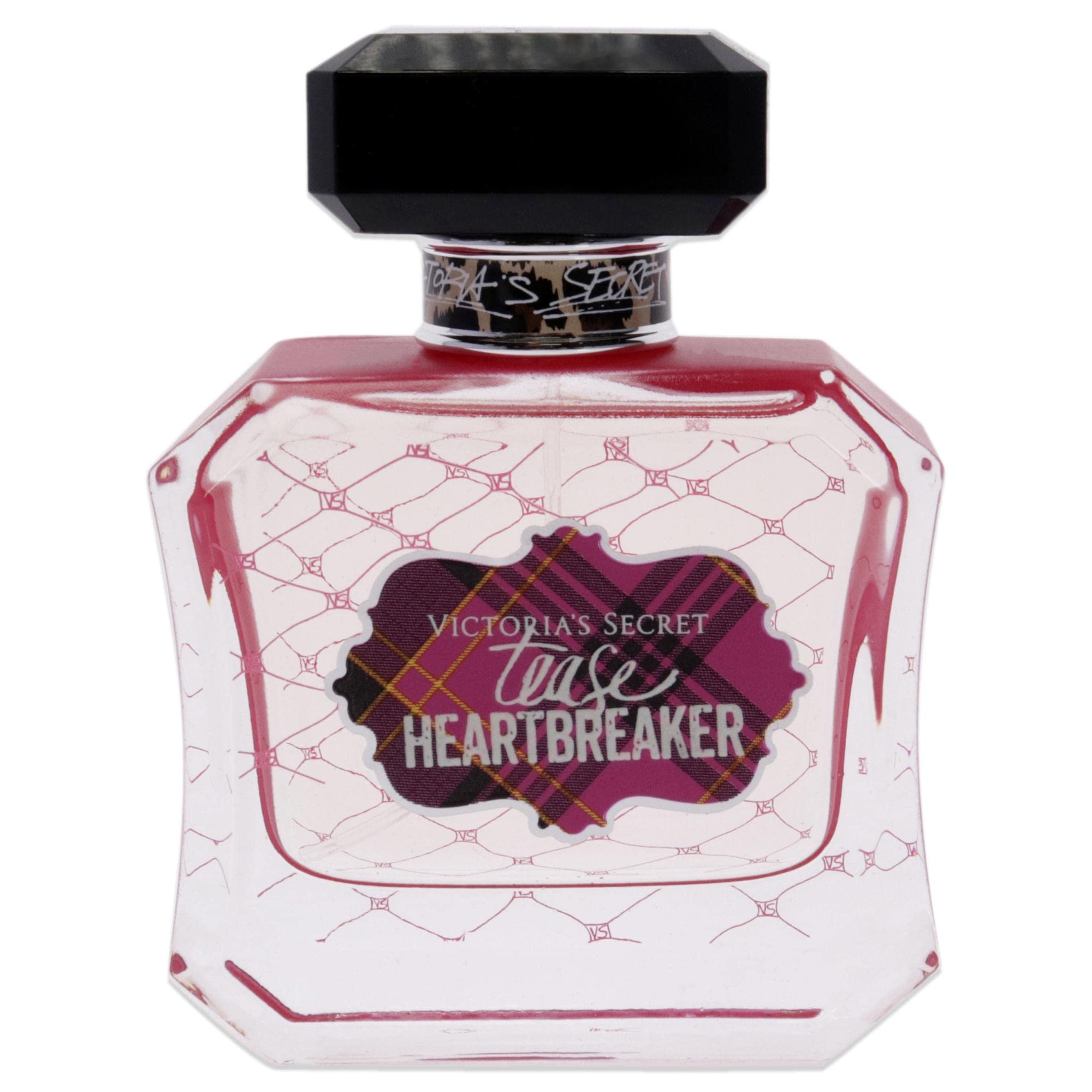 Victoria's Secret Tease Heartbreaker EDP bottle closeup highlights star fruit note.