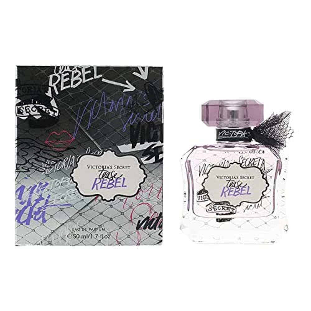 Victoria's Secret Tease Rebel EDP spray bottle on display with daytime floral warmth.