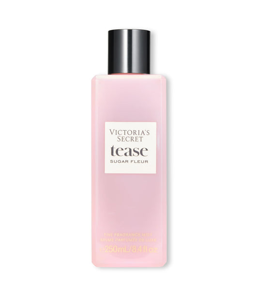 Victoria's Secret bottle front view showing label and playful packaging benefit: easy identification