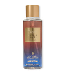 Victoria's Secret Vanilla Lace mist bottle showing creamy vanilla notes for daily fragrance.