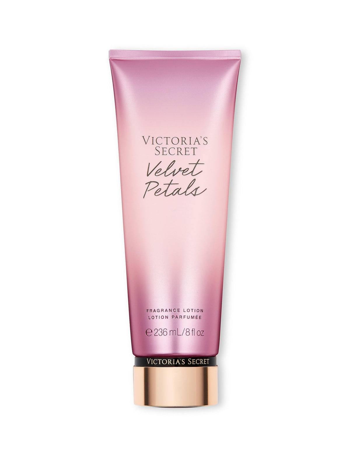 Victoria's Secret Velvet Petals lotion bottle for daily fragrance and smooth skin