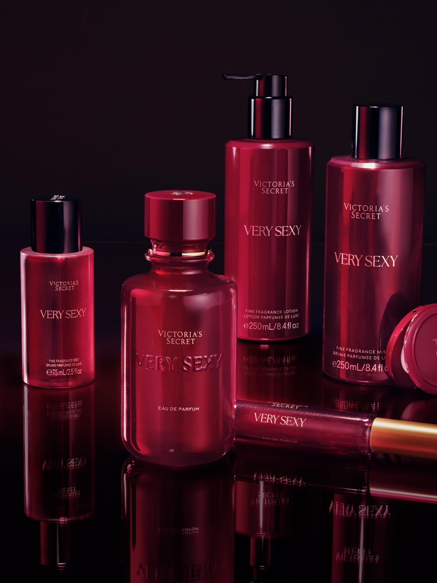Victoria's Secret Very Sexy travel spray featuring orchid note for a lush aroma.