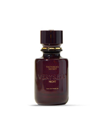 Victoria's Secret Very Sexy Night bottle angle, rich plum and woods impression.