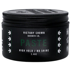 Victory Crown Paste Pomade bottle for easy daily styling and balanced hold.