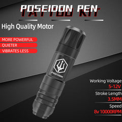 Vidattx POSEIDON battery pack with extended runtime for sessions.