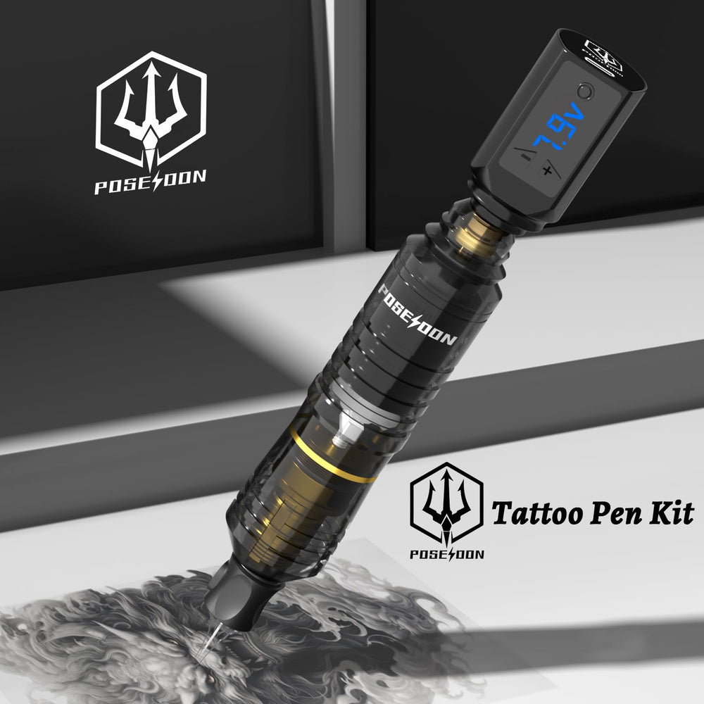 Vidattx Poseidon cartridge needles set supports stable ink flow and shading.