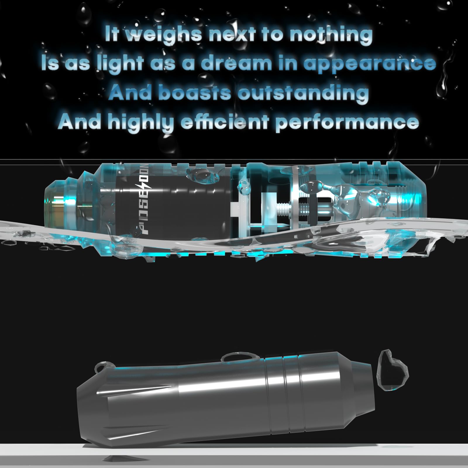Vidattx Poseidon ergonomically designed pen for comfortable long sessions