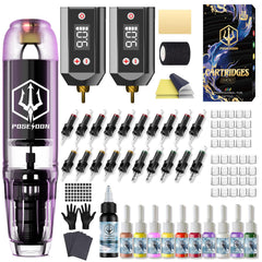 Vidattx Poseidon tattoo pen—ergonomic design for precise lines and long sessions.