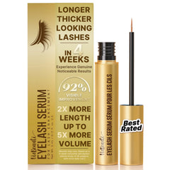 VieBeauti lash serum bottle illustrates the advanced formula for longer, fuller lashes.