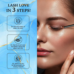 VieBeauti lash serum packaging emphasizing vegan cruelty-free branding.